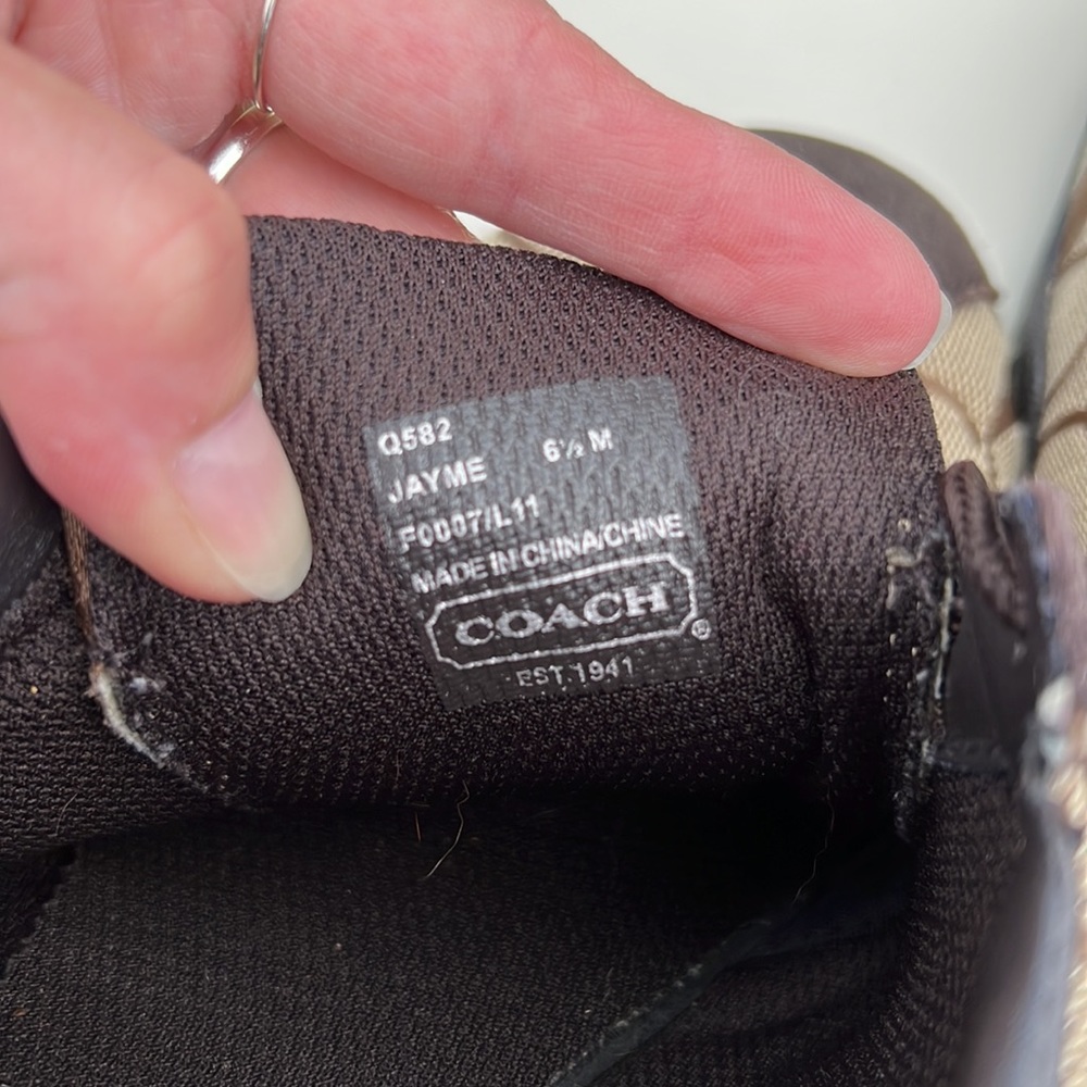 Coach Jayme Brown Signature Sneakers - Picture 8 of 11